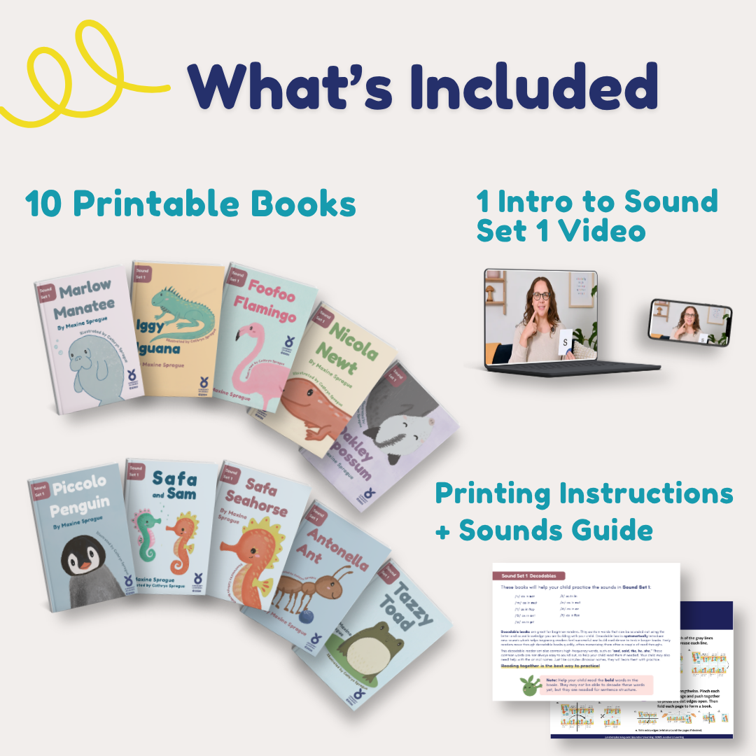 Decodable Early Readers: Set 1